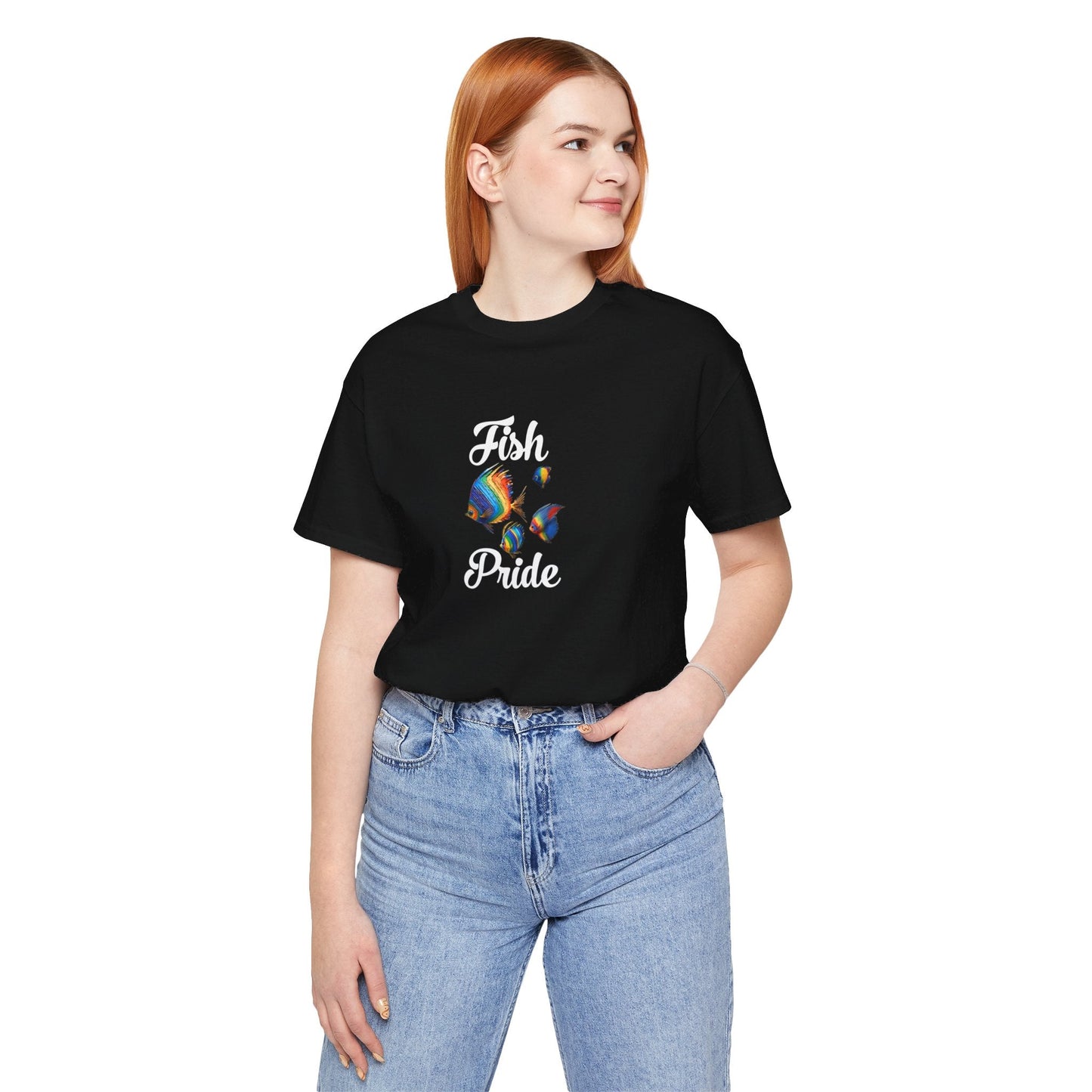 FISH PRIDE Tropical Fish Unisex Urban Cotton Tee - All The Fauna - Support Animal Shelter Fundraising - Gifts for Animal Lovers