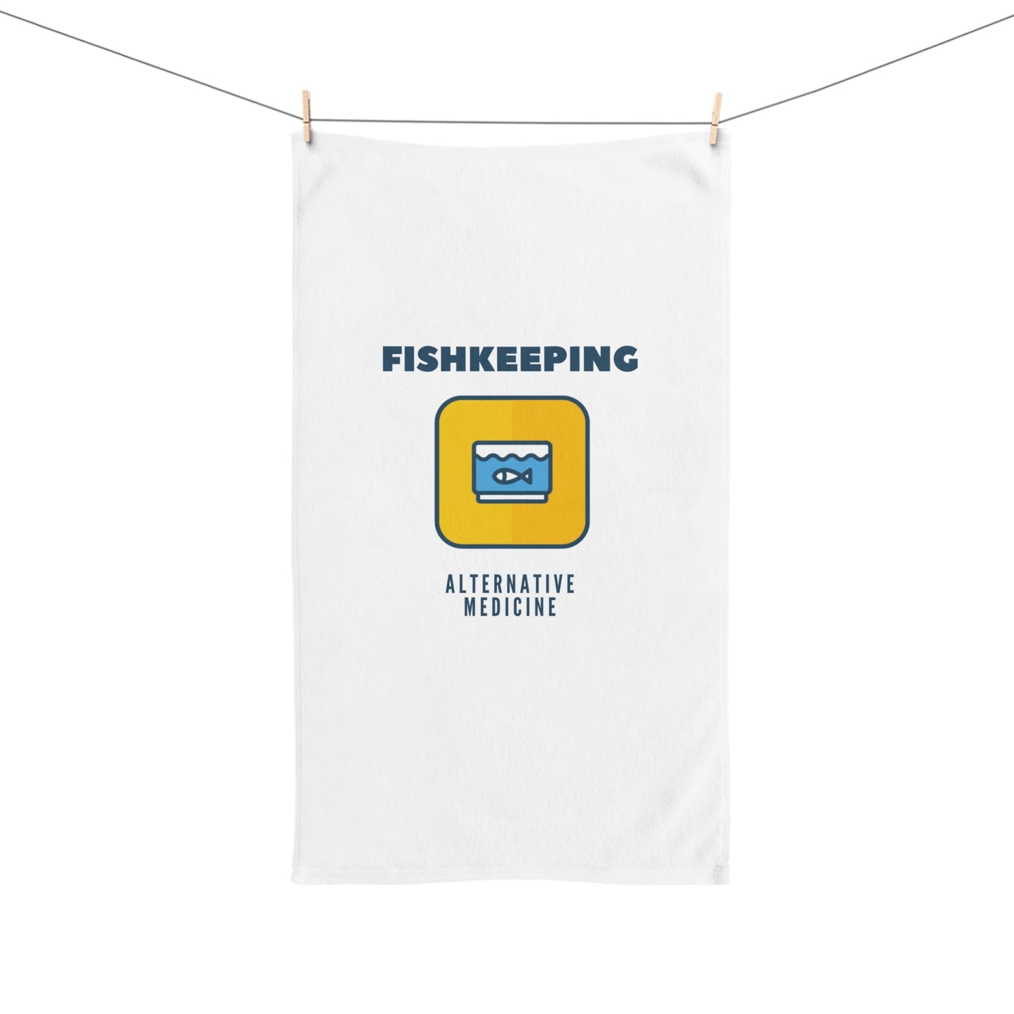 Fishkeeping Hand Towel - All The Fauna - Support Animal Shelter Fundraising - Gifts for Animal Lovers