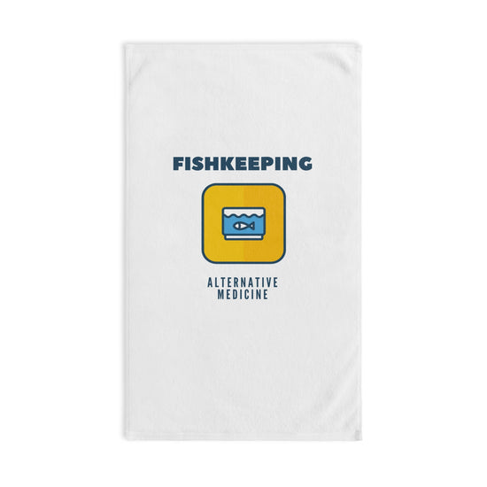 Fishkeeping Hand Towel - All The Fauna - Support Animal Shelter Fundraising - Gifts for Animal Lovers