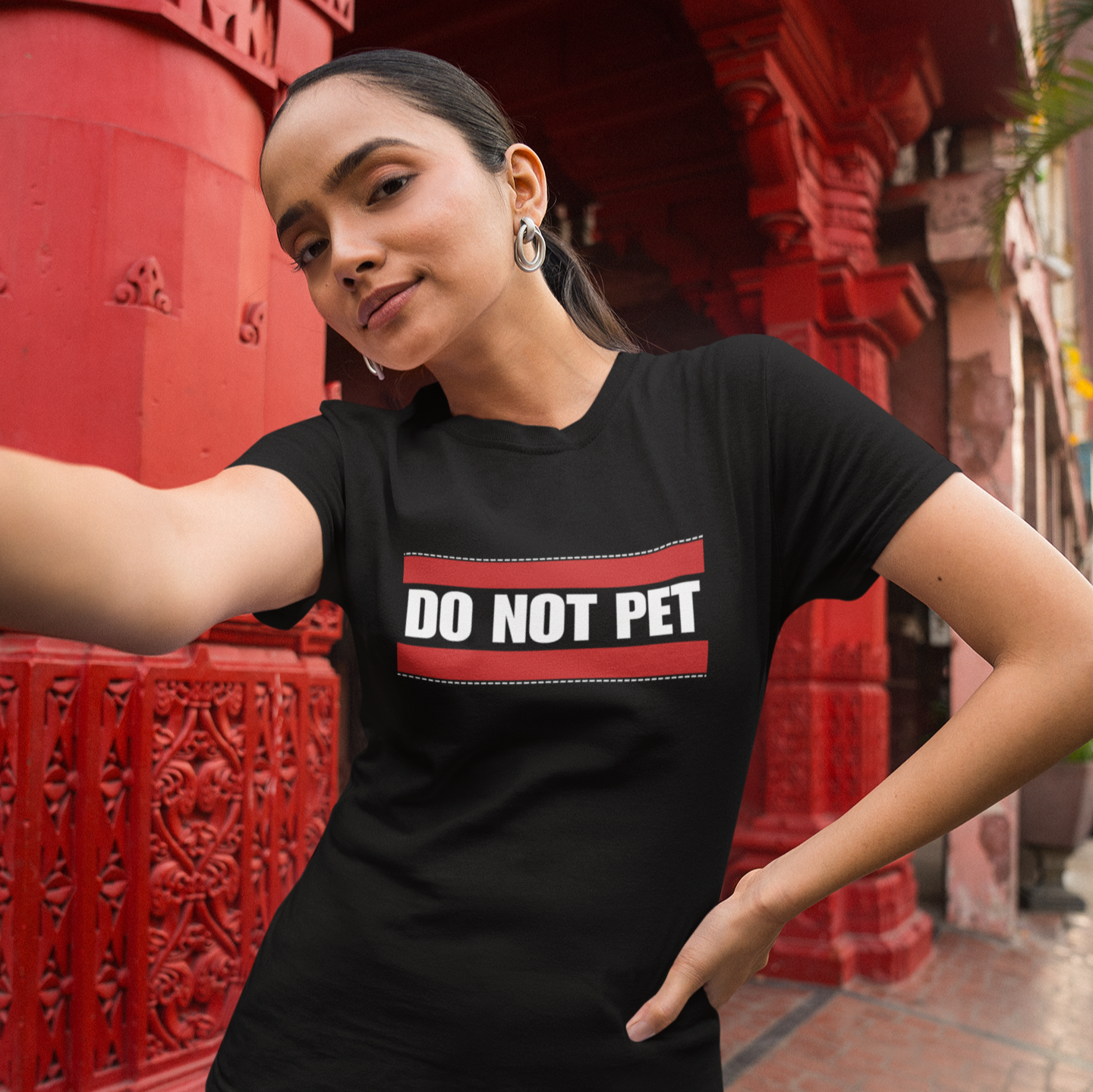 Do Not Pet Funny Women's Softstyle Tee