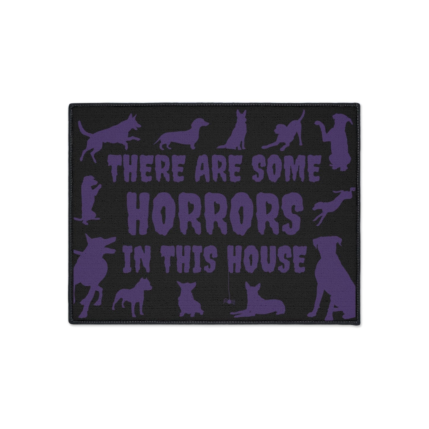 Printify Home Decor 18" × 24" There are some horrors DOGS Heavy Duty Halloween Floor Mat