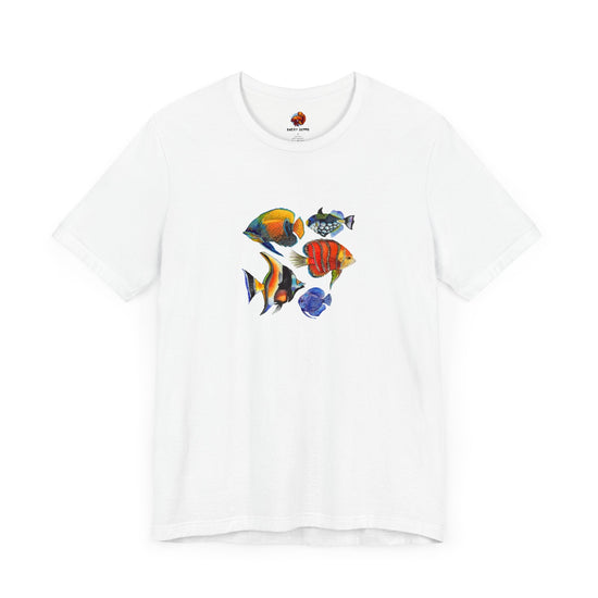 Marine Fish Watercolor Unisex Urban Cotton Tee - All The Fauna - Support Animal Shelter Fundraising - Gifts for Animal Lovers