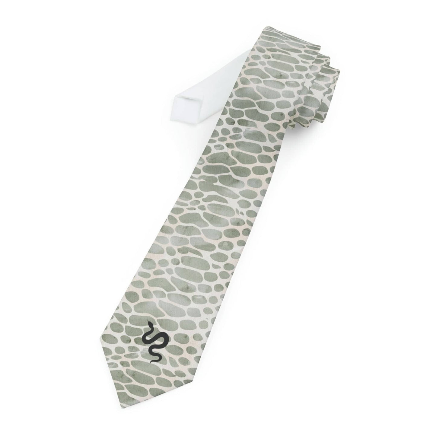 Printify Neckties Snake Print Necktie