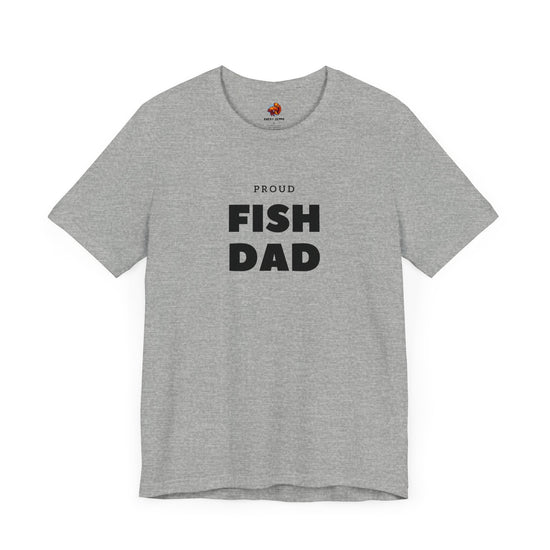 Proud FISH DAD Tropical Fish Unisex Heavy Cotton Tee - All The Fauna - Support Animal Shelter Fundraising - Gifts for Animal Lovers