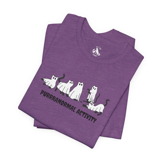 PURRRANORMAL ACTIVITY Unisex Tee - All The Fauna - Support Animal Shelter Fundraising - Gifts for Animal Lovers