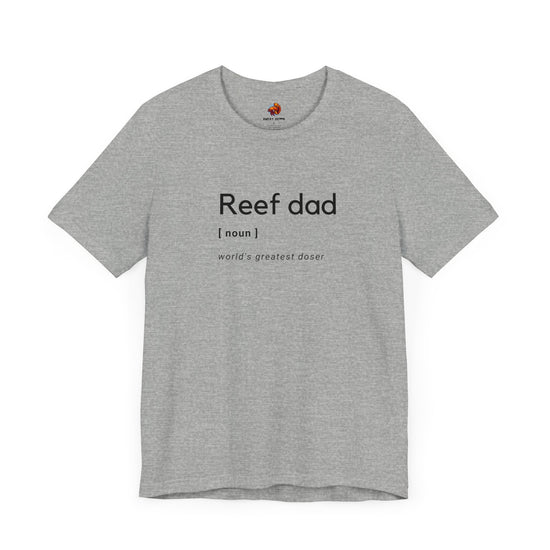 Reef Dad Noun Tropical Fish Unisex Heavy Cotton Tee - All The Fauna - Support Animal Shelter Fundraising - Gifts for Animal Lovers