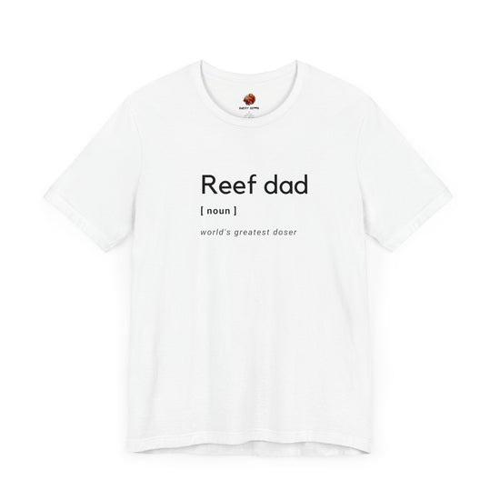 Reef Dad Noun Tropical Fish Unisex Heavy Cotton Tee - All The Fauna - Support Animal Shelter Fundraising - Gifts for Animal Lovers