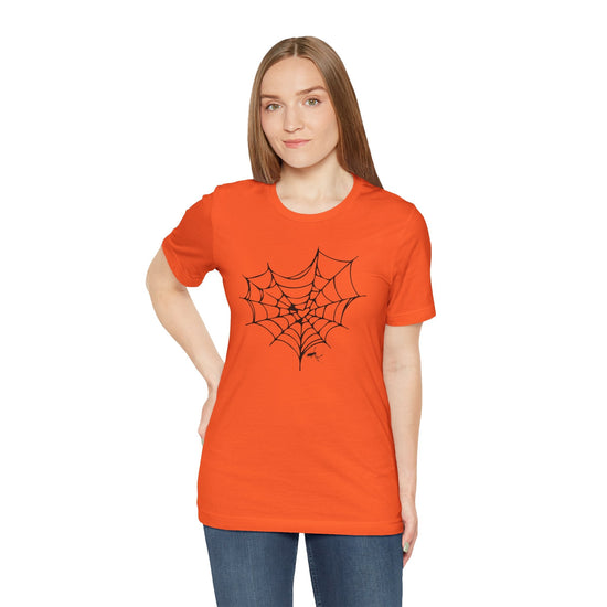 SPIDER WEB Unisex Halloween Tee - All The Fauna - Support Animal Shelter Fundraising - Gifts for Animal Lovers