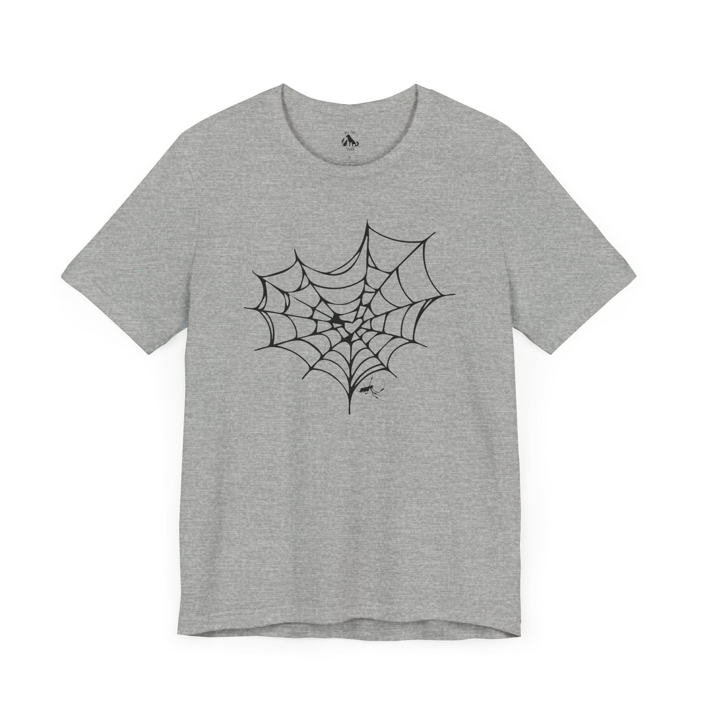 SPIDER WEB Unisex Halloween Tee - All The Fauna - Support Animal Shelter Fundraising - Gifts for Animal Lovers