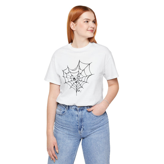 SPIDER WEB Unisex Halloween Tee - All The Fauna - Support Animal Shelter Fundraising - Gifts for Animal Lovers