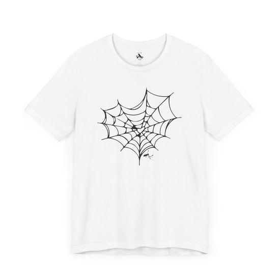 SPIDER WEB Unisex Halloween Tee - All The Fauna - Support Animal Shelter Fundraising - Gifts for Animal Lovers