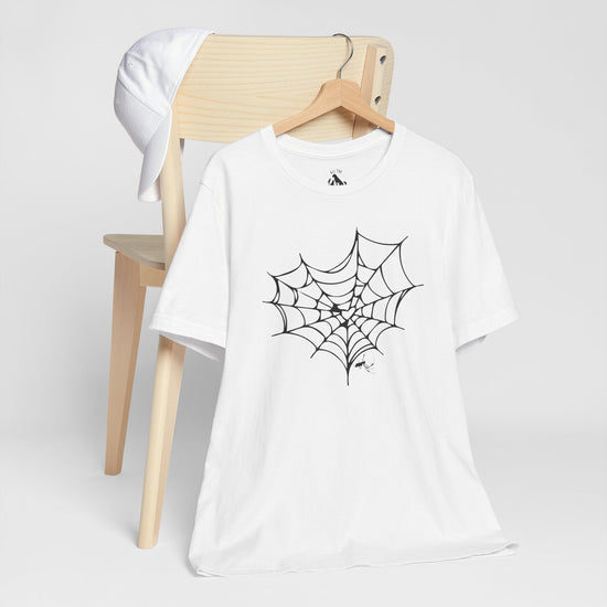 SPIDER WEB Unisex Halloween Tee - All The Fauna - Support Animal Shelter Fundraising - Gifts for Animal Lovers