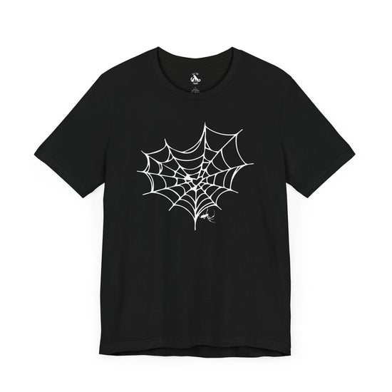 SPIDER WEB Unisex Halloween Tee - All The Fauna - Support Animal Shelter Fundraising - Gifts for Animal Lovers