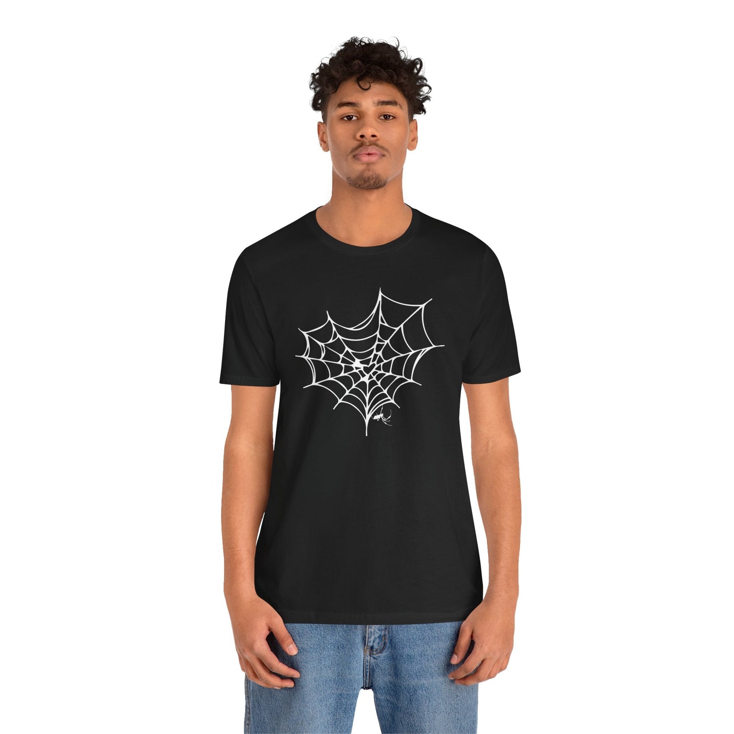 SPIDER WEB Unisex Halloween Tee - All The Fauna - Support Animal Shelter Fundraising - Gifts for Animal Lovers