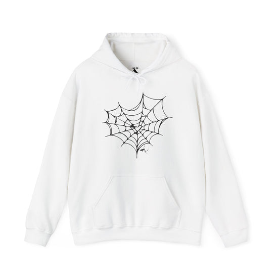 SPIDER WEB Unisex Heavy Blend™ Halloween Hoodie - All The Fauna - Support Animal Shelter Fundraising - Gifts for Animal Lovers