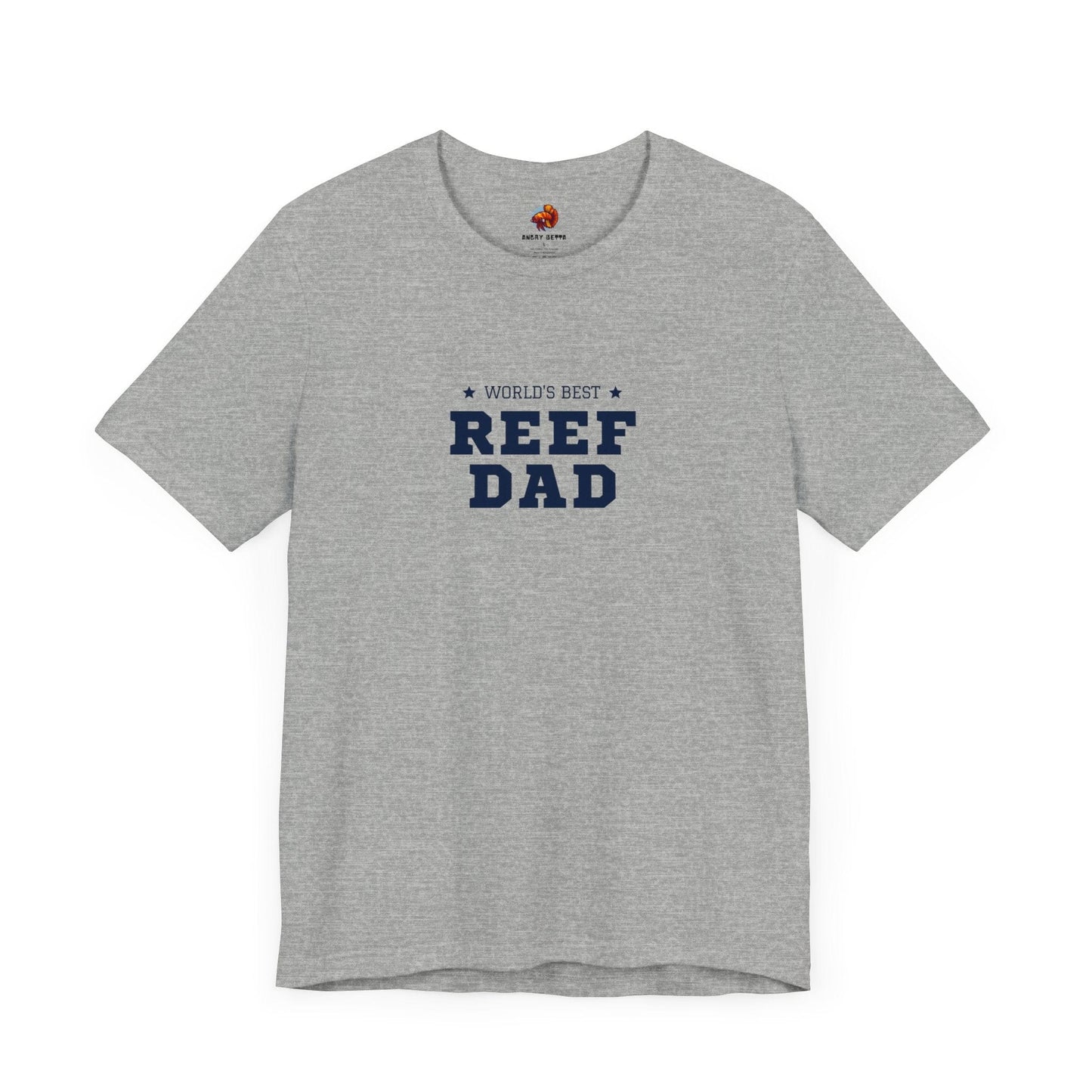 Printify T-Shirt Athletic Heather / S World's Best Reef Dad Unisex Tee