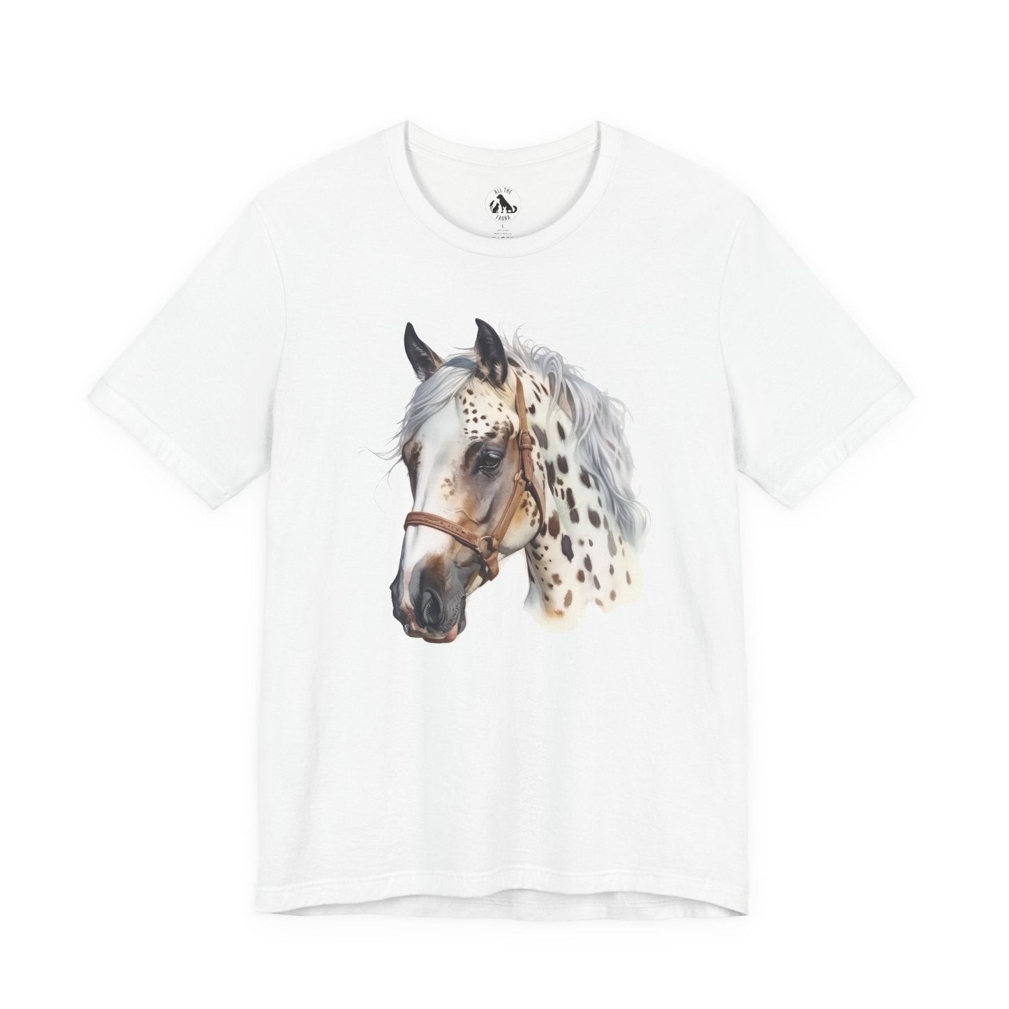 Printify T-Shirt White / S Appy Appaloosa Horse Unisex Tee