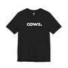 COWS, PERIOD. Unisex Tee in Black — t-shirts that gives back to farm animal rescues