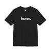 FOXES, PERIOD. Unisex Tee in Black — t-shirts that gives back to wildlife rescues