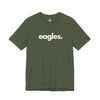 EAGLES, PERIOD. Unisex Tee in Military Green — t-shirts that gives back to wildlife rescues