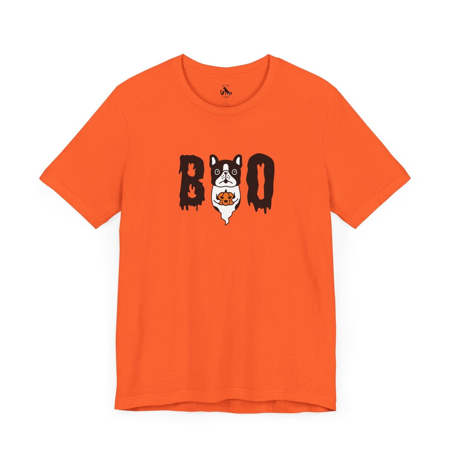 Printify T-Shirts Orange / S BOO Boston Unisex Jersey Short Sleeve Tee