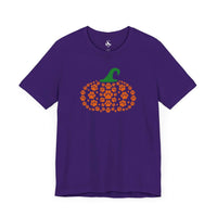 Printify T-Shirts Team Purple / XS PAWS PUMPKIN Unisex Tee