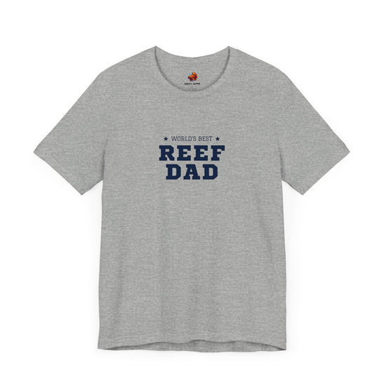 World's Best Reef Dad Tropical Fish Unisex Heavy Cotton Tee - All The Fauna - Support Animal Shelter Fundraising - Gifts for Animal Lovers