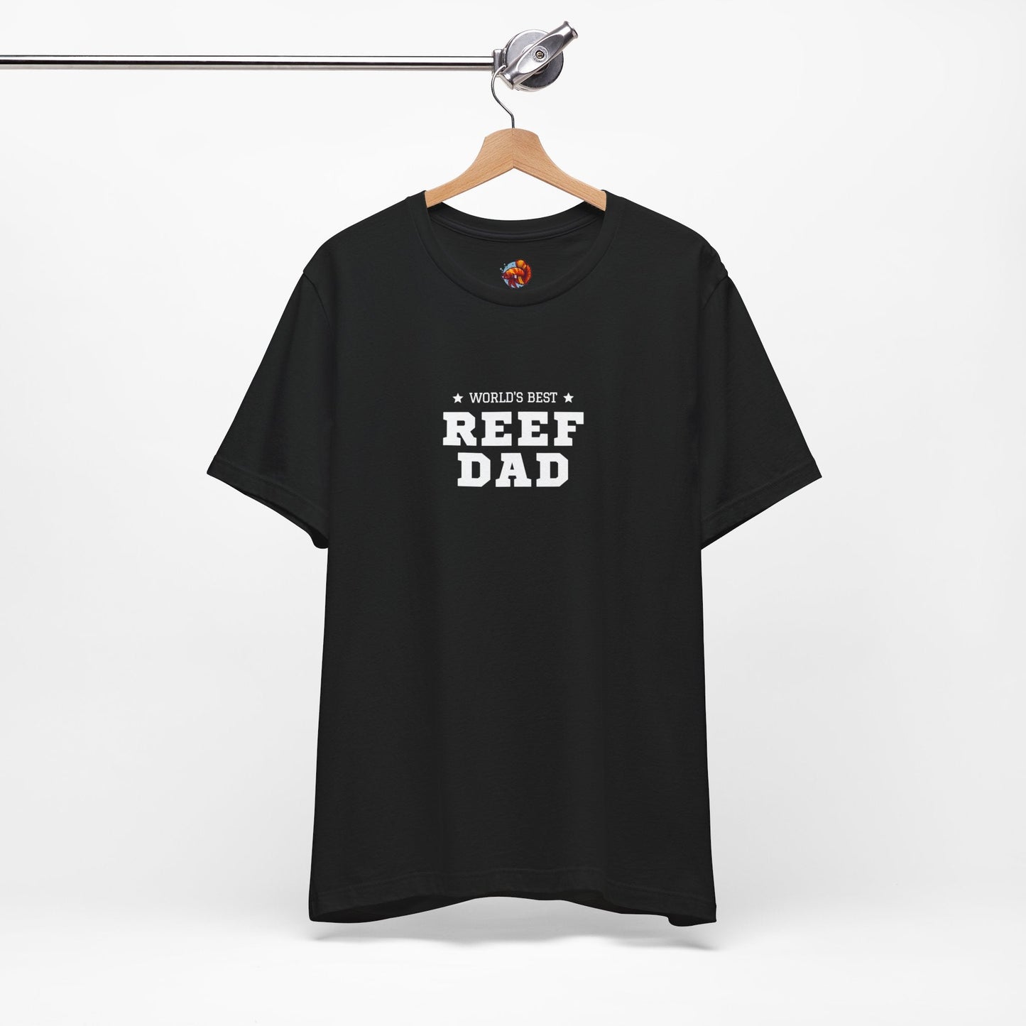 World's Best Reef Dad Tropical Fish Unisex Heavy Cotton Tee - All The Fauna - Support Animal Shelter Fundraising - Gifts for Animal Lovers