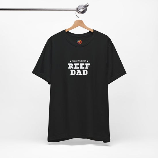 World's Best Reef Dad Tropical Fish Unisex Heavy Cotton Tee - All The Fauna - Support Animal Shelter Fundraising - Gifts for Animal Lovers